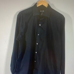 Van Heusen Men's Dark Casual Button Down Shirt